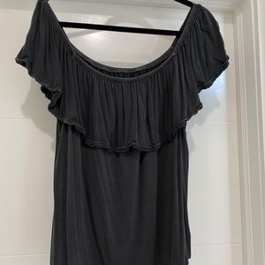 Gray shirt